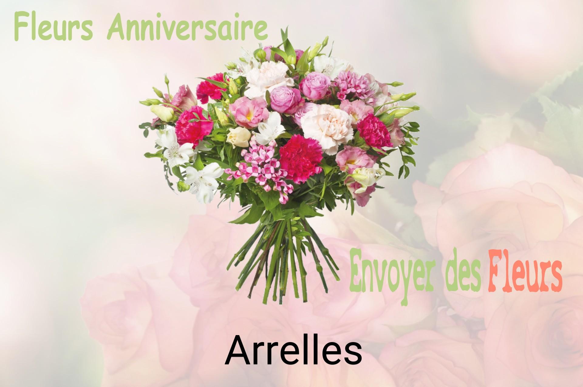 Bouquet de fleurs d’anniversaire livré à Arrelles